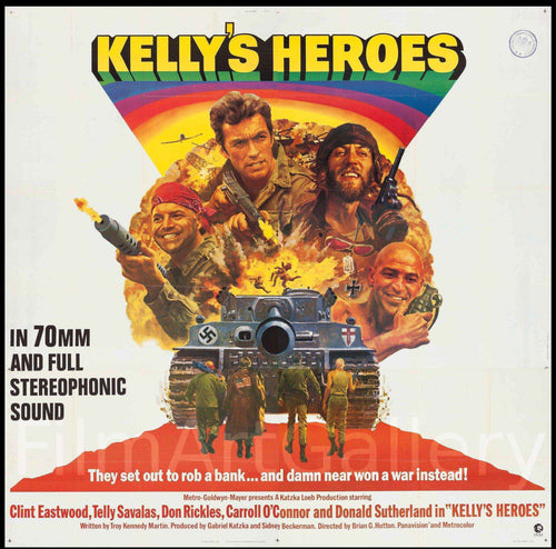 Kelly's Heroes Original Vintage Movie Poster
