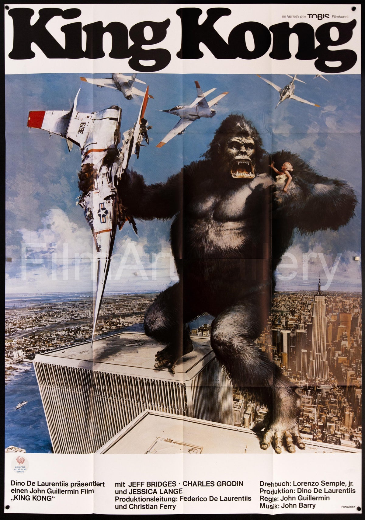 King Kong 47x66 Original Vintage Movie Poster