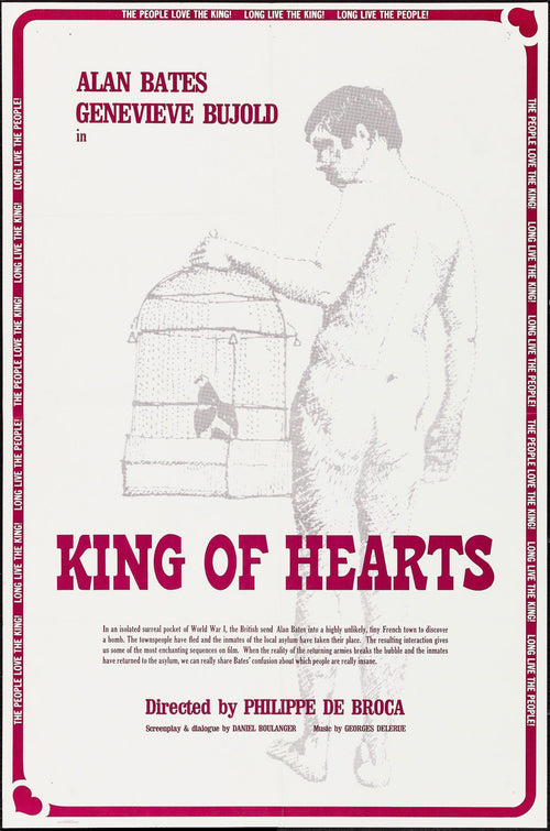 King of Hearts (Le Roi de Coeur) Original Vintage Movie Poster