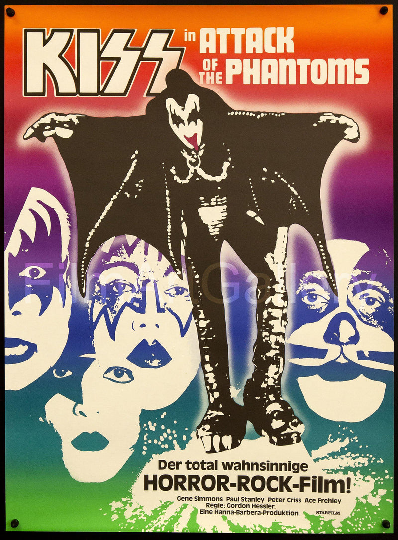 Kiss Attack of the Phantoms 20x27 Original Vintage Movie Poster