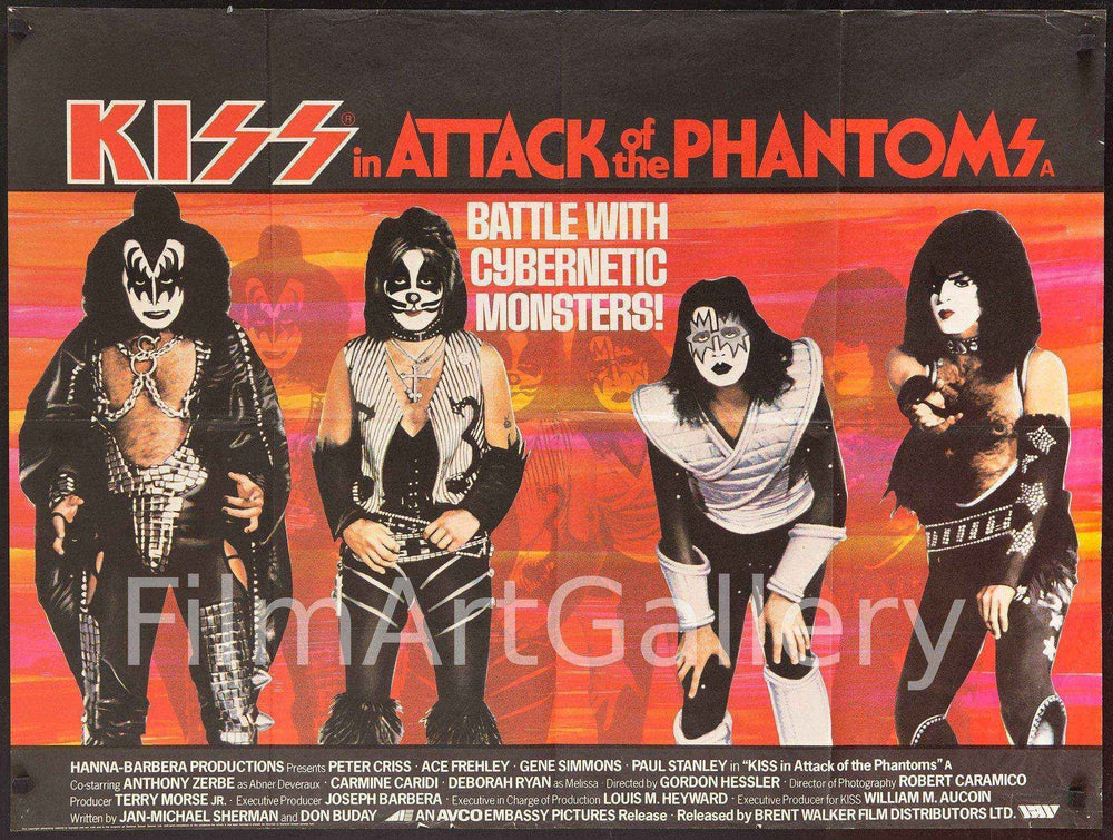 Kiss Attack of the Phantoms Original Vintage Movie Poster