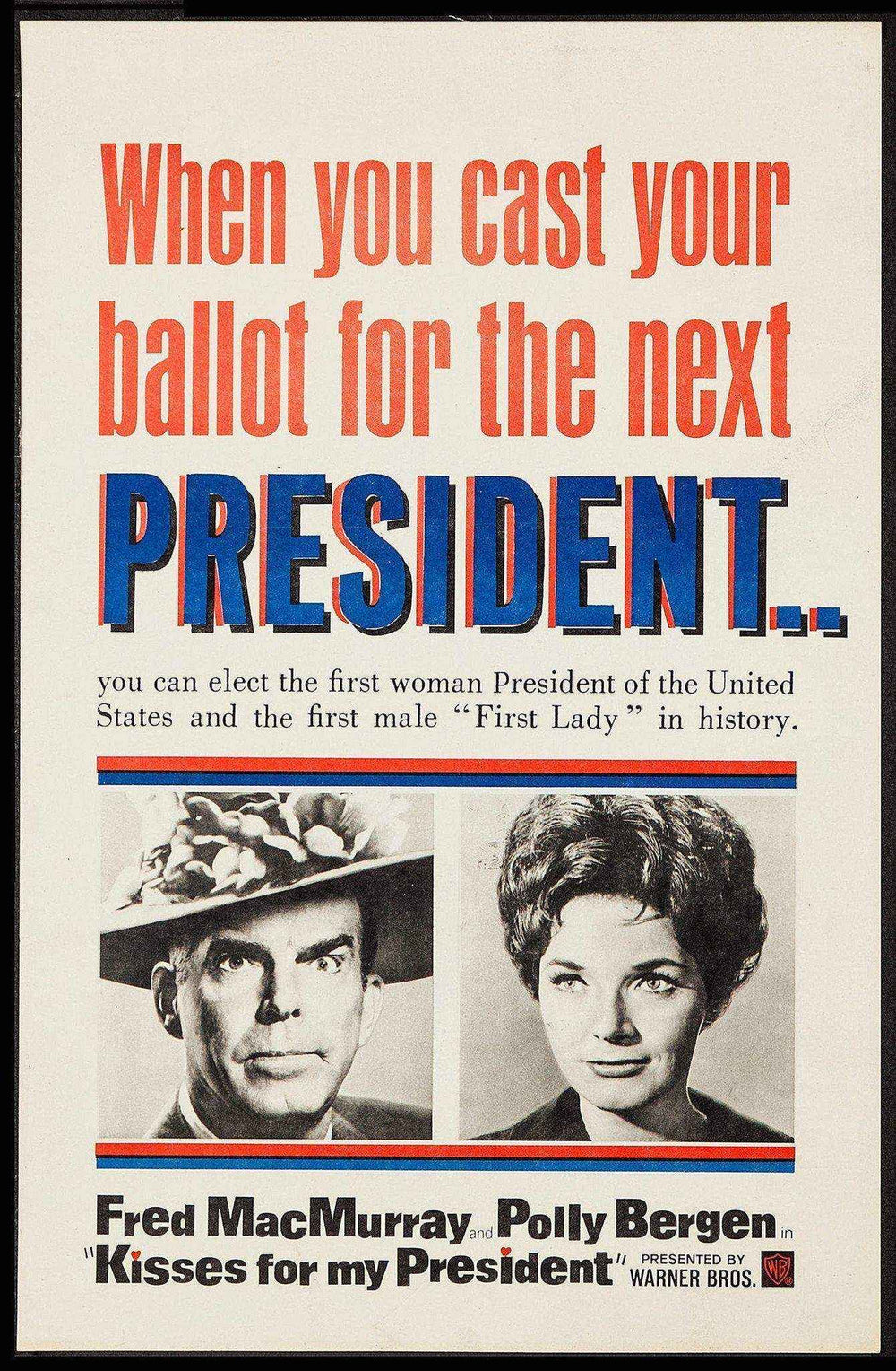 Kisses For My President Original Vintage Movie Poster