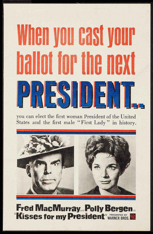 Kisses For My President Original Vintage Movie Poster