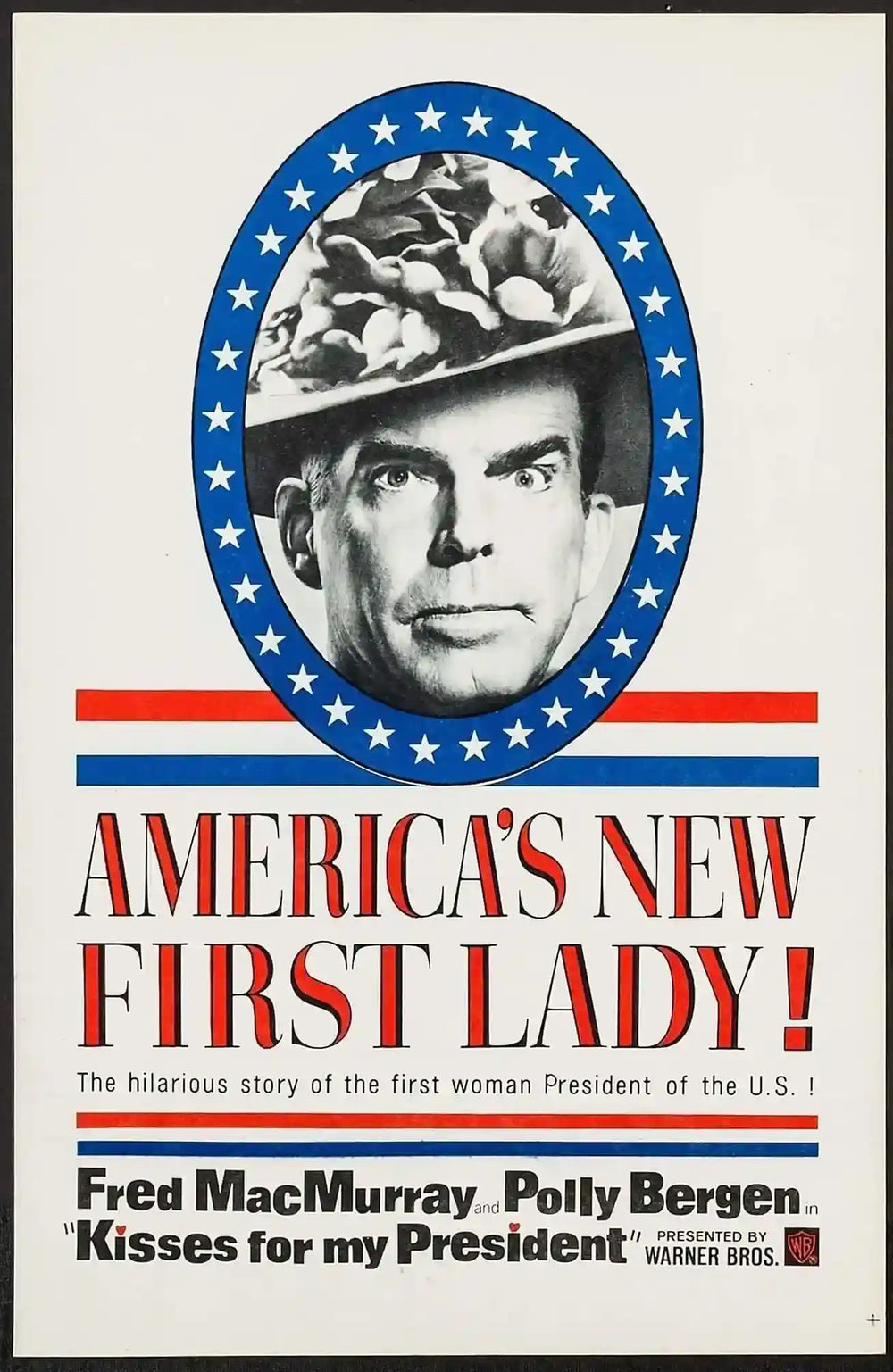 Kisses For My President Original Vintage Movie Poster