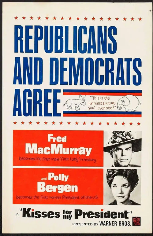 Kisses For My President Original Vintage Movie Poster