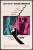 Klute 1 Sheet (27x41) Original Vintage Movie Poster