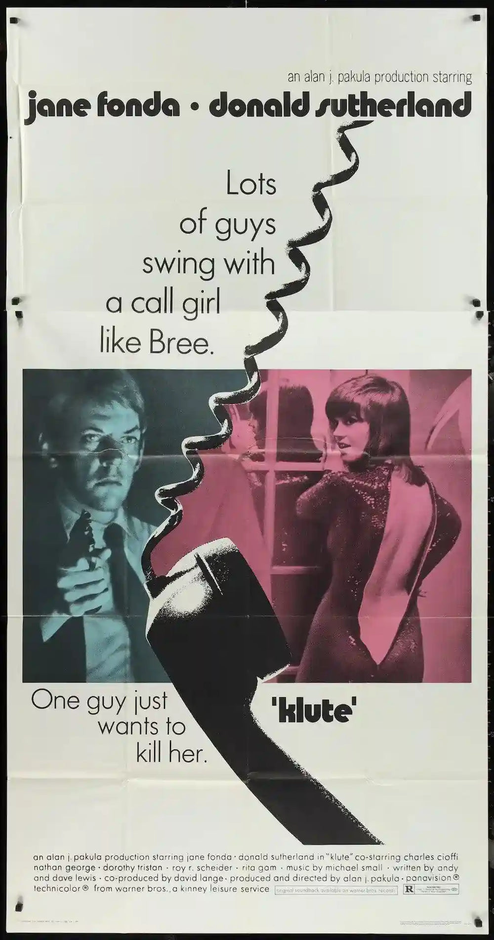 Klute Original Vintage Movie Poster
