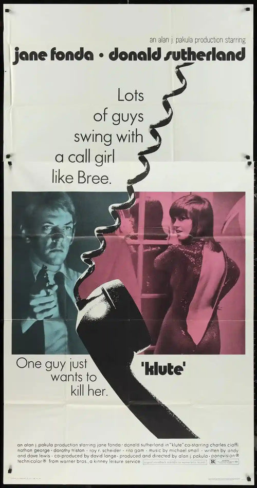 Klute Original Vintage Movie Poster