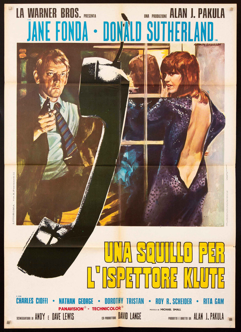 Klute Original Vintage Movie Poster
