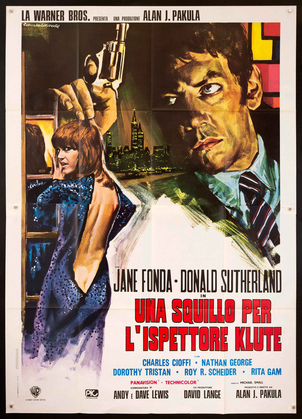 Klute Original Vintage Movie Poster