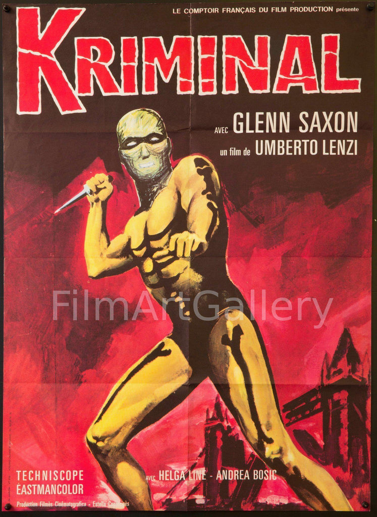 Kriminal Original Vintage Movie Poster