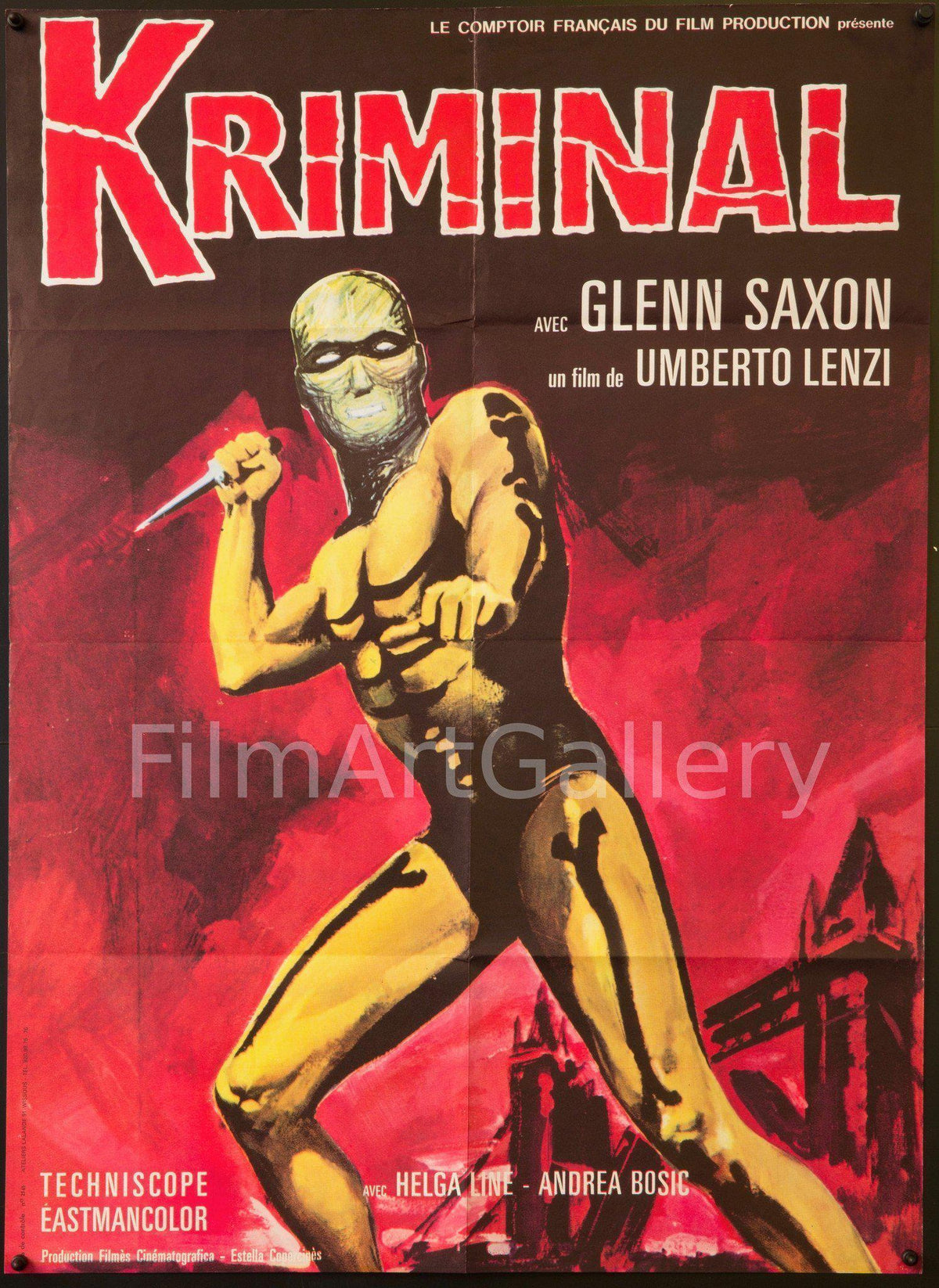 Kriminal Original Vintage Movie Poster