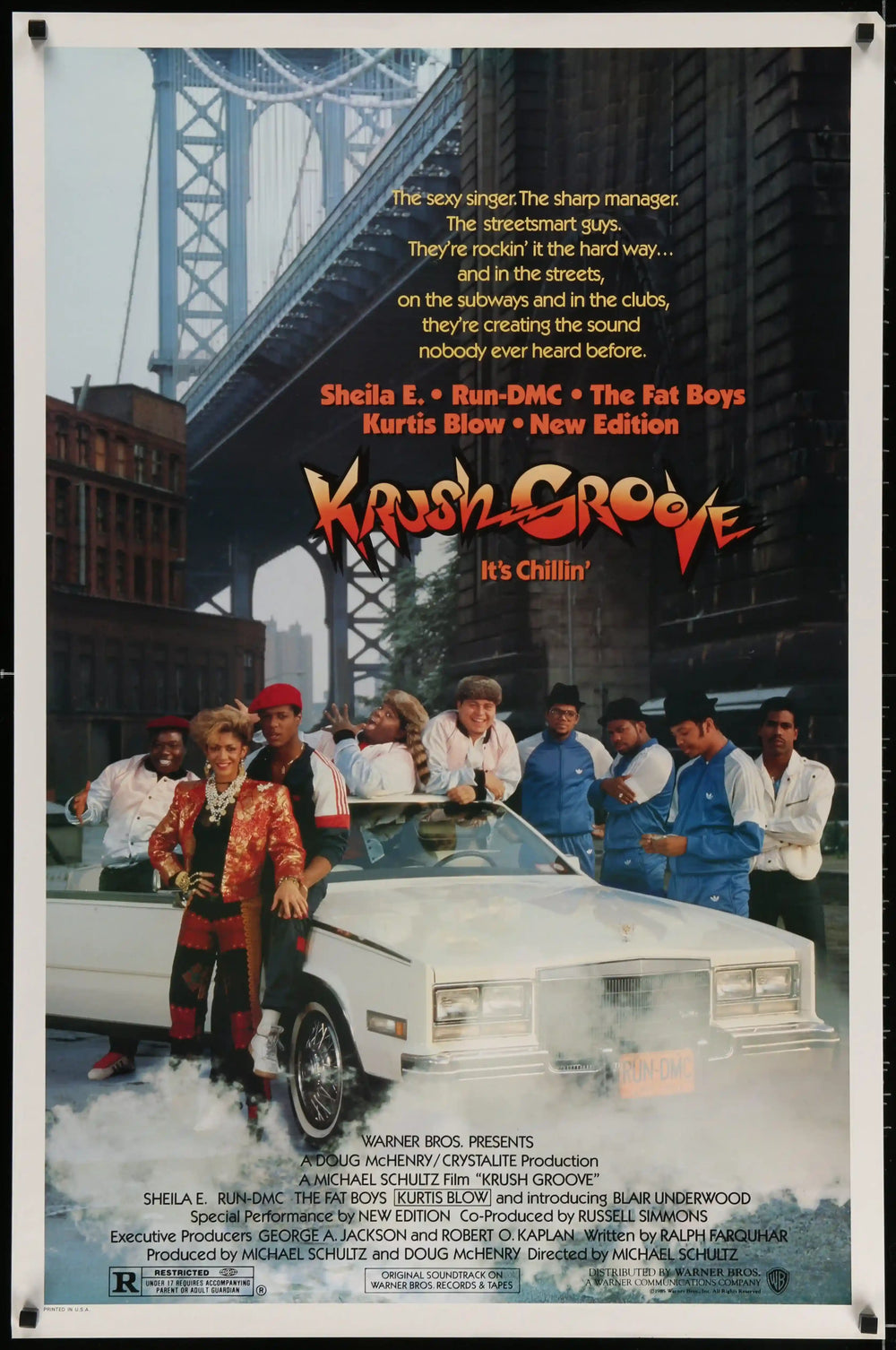 Krush Groove Original Vintage Movie Poster
