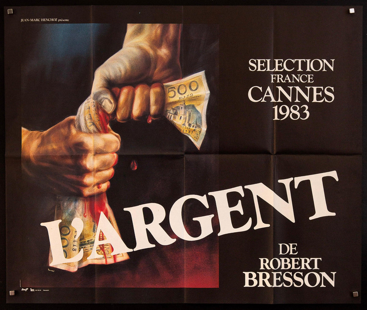 L&#39;Argent French Small (23x32) Original Vintage Movie Poster