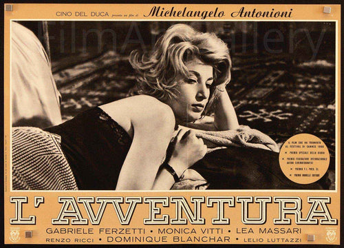L'Avventura Original Vintage Movie Poster