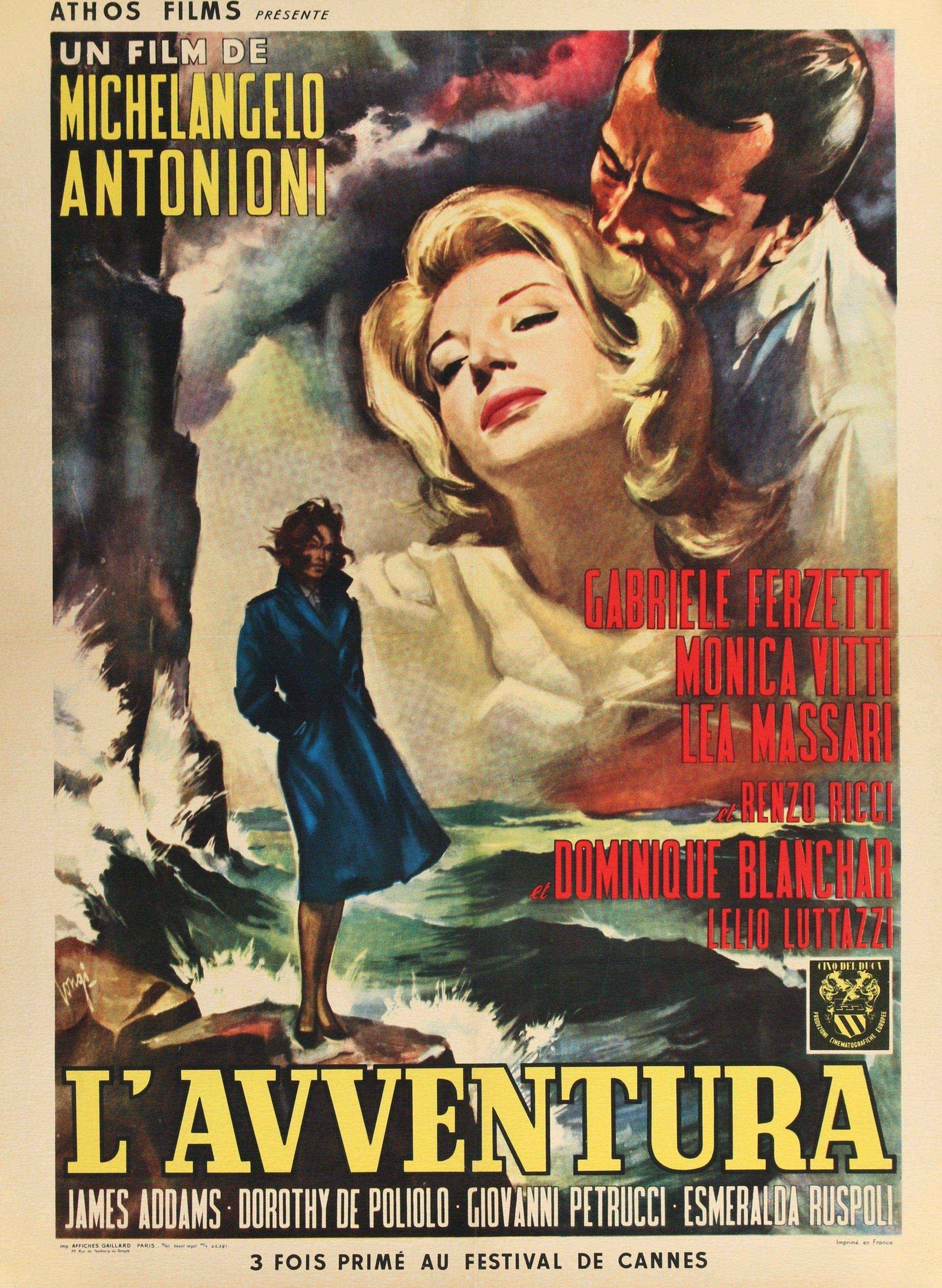 L'Avventura Original Vintage Movie Poster
