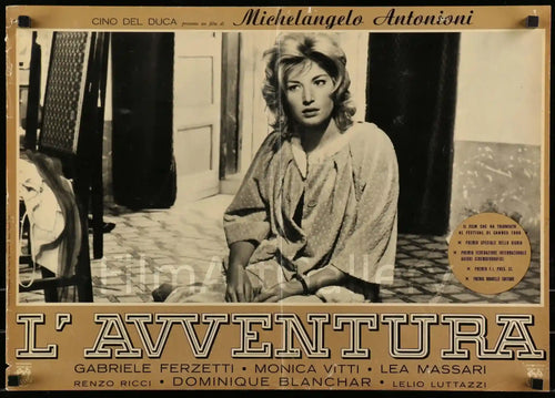 L'Avventura Original Vintage Movie Poster