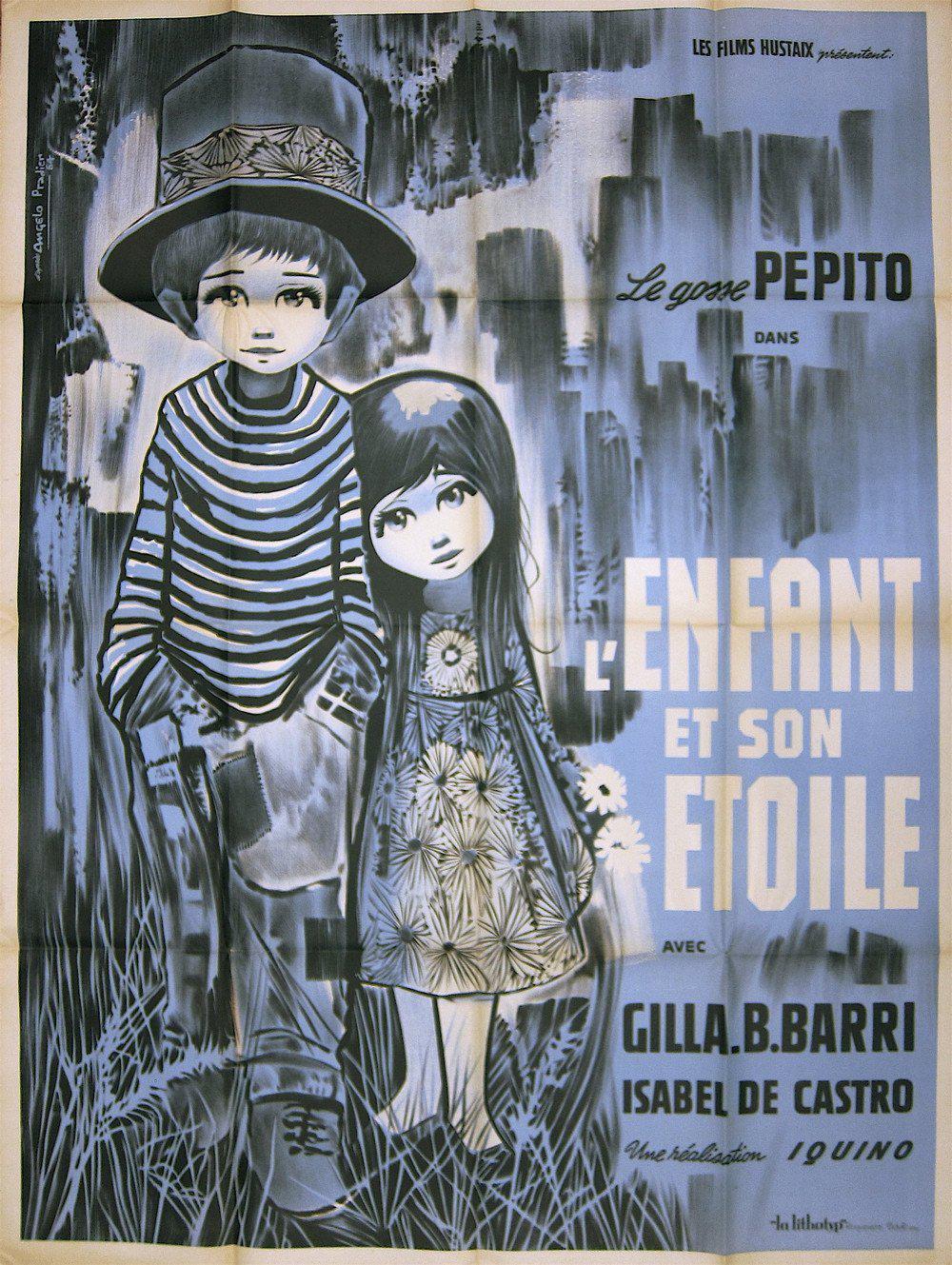 L&#39;Enfant et Son Etoile French 1 panel (47x63) Original Vintage Movie Poster