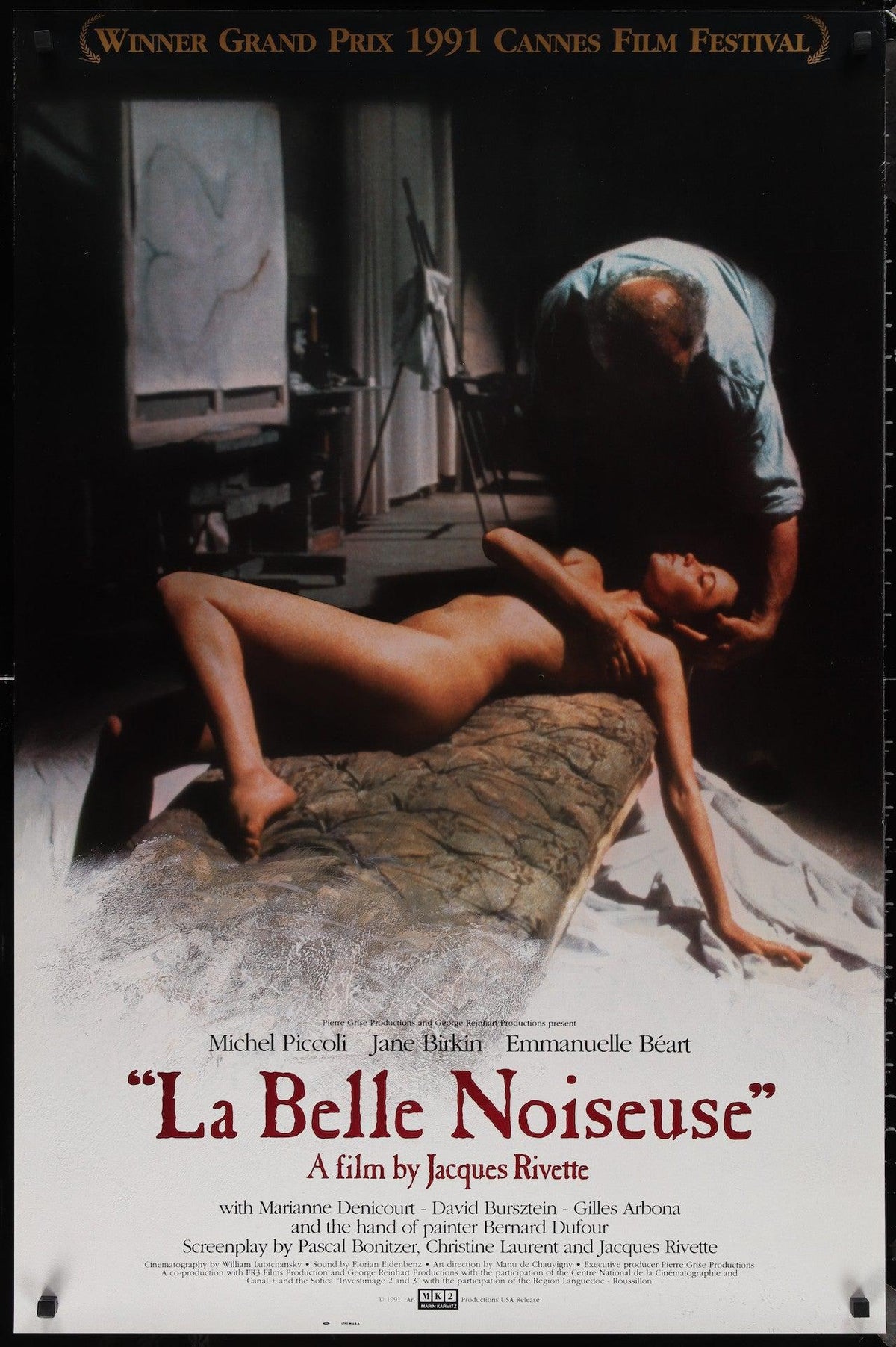 La Belle Noiseuse 1 Sheet (27x41) Original Vintage Movie Poster