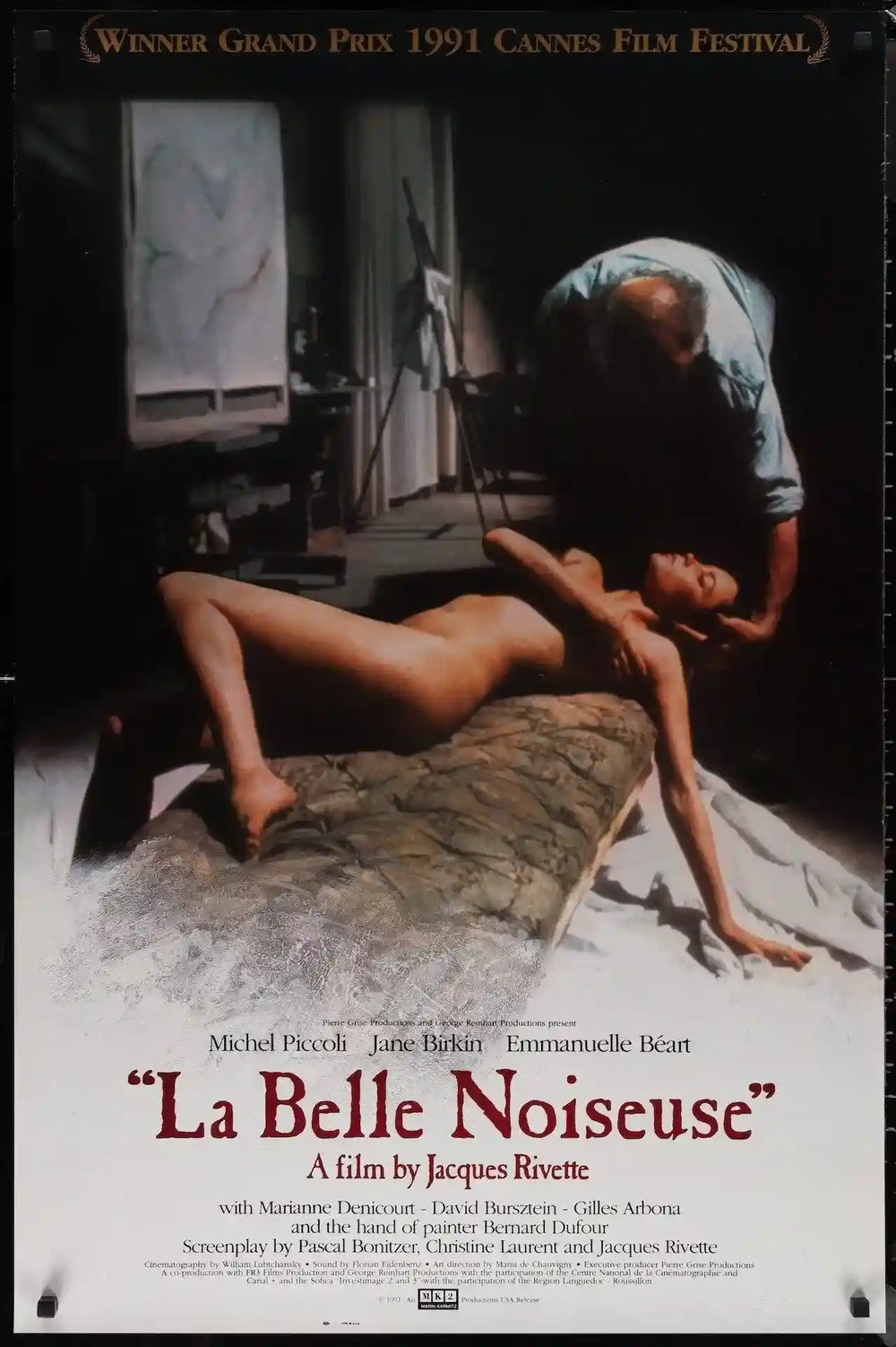 La Belle Noiseuse Original Vintage Movie Poster