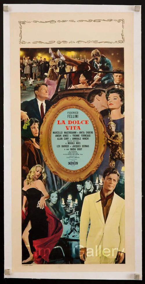 La Dolce Vita Original Vintage Movie Poster