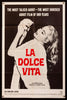 La Dolce Vita Original Vintage Movie Poster