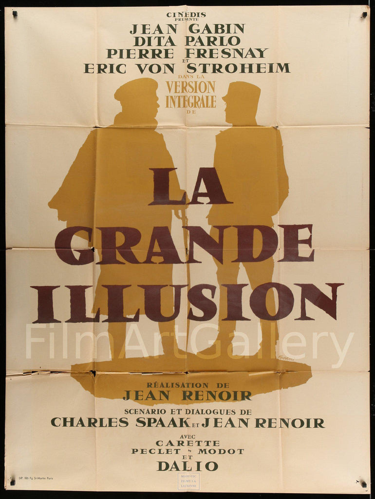 La Grande Illusion Original Vintage Movie Poster