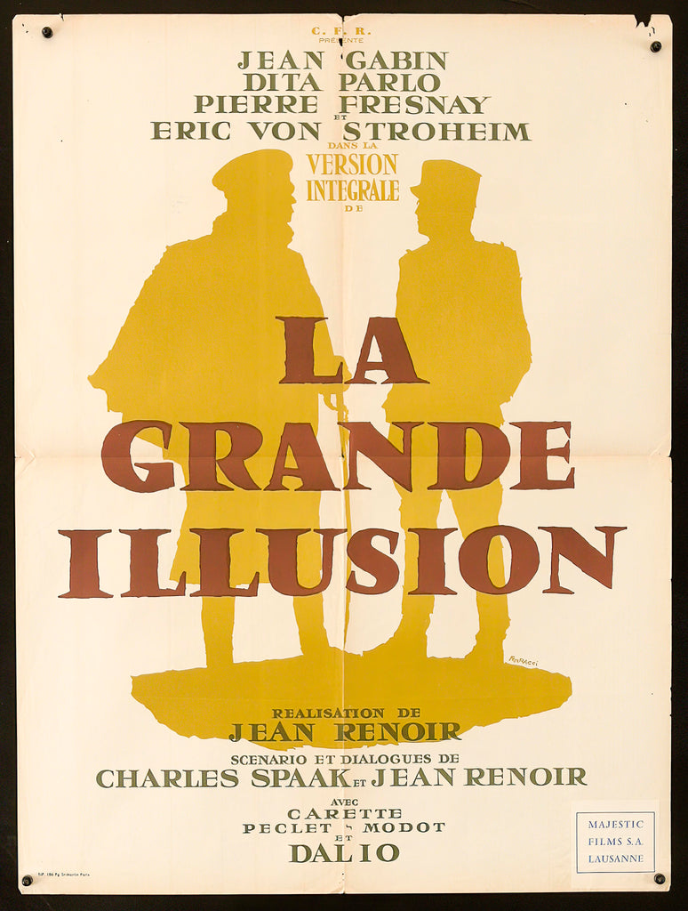 La Grande Illusion Original Vintage Movie Poster