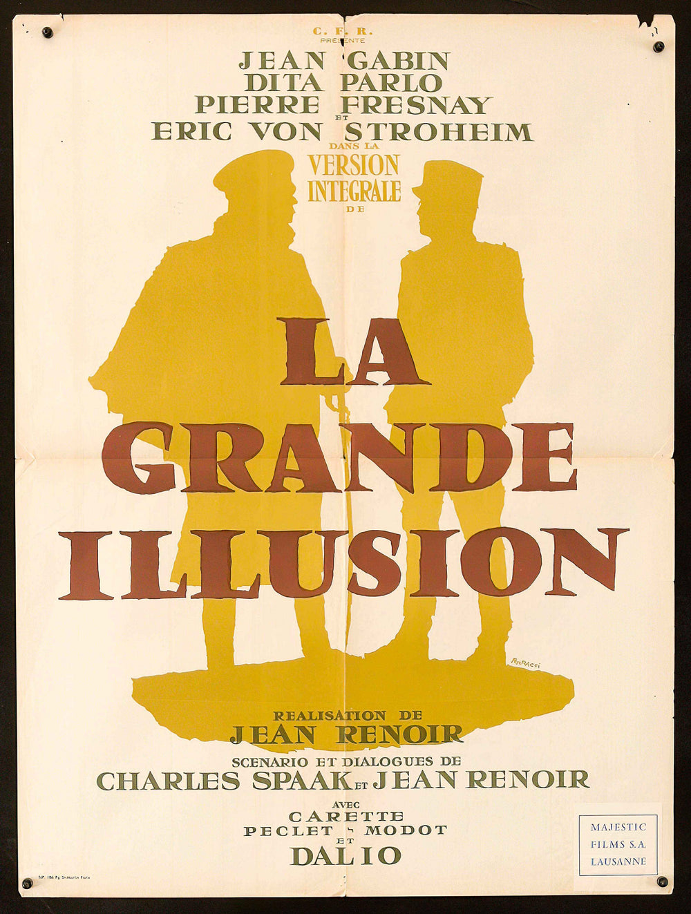 La Grande Illusion Original Vintage Movie Poster