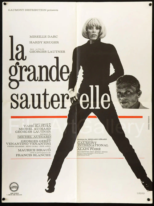 La Grande Sauterelle Original Vintage Movie Poster