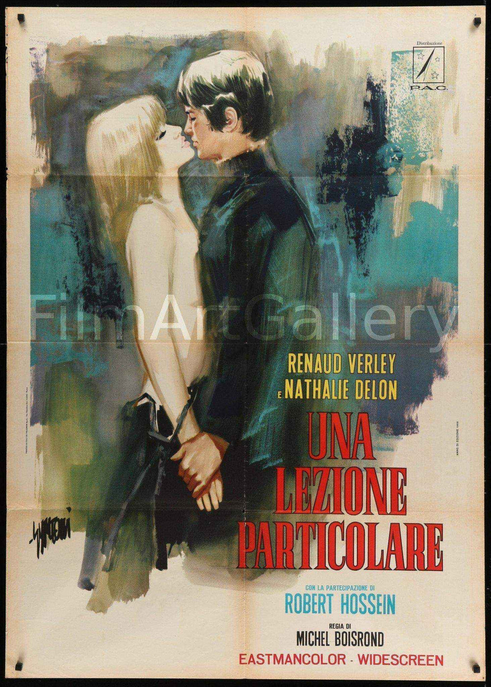 La Lecon Particuliere (Tender Moment) Original Vintage Movie Poster