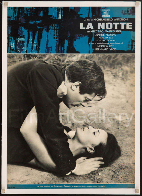 La Notte Original Vintage Movie Poster