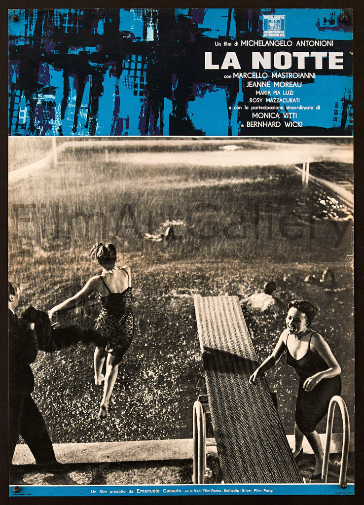 La Notte Original Vintage Movie Poster