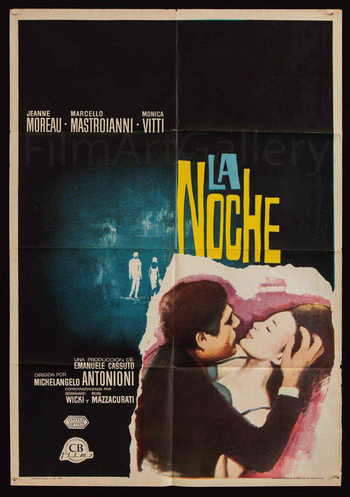 La Notte Original Vintage Movie Poster