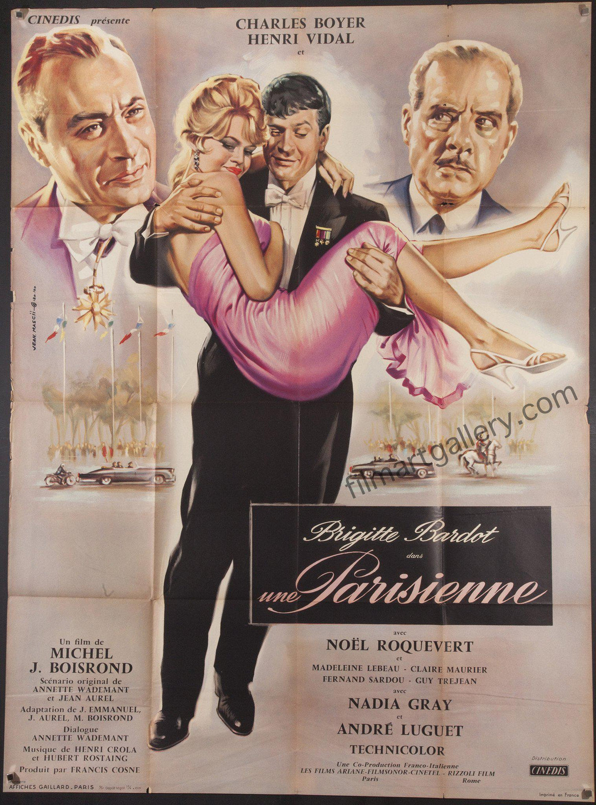 La Parisienne (Une Parisienne) French 1 panel (47x63) Original Vintage Movie Poster