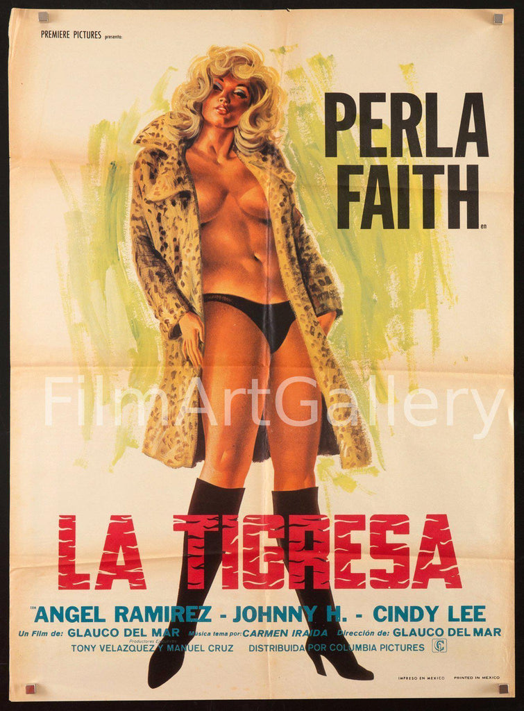 La Tigresa Original Vintage Movie Poster