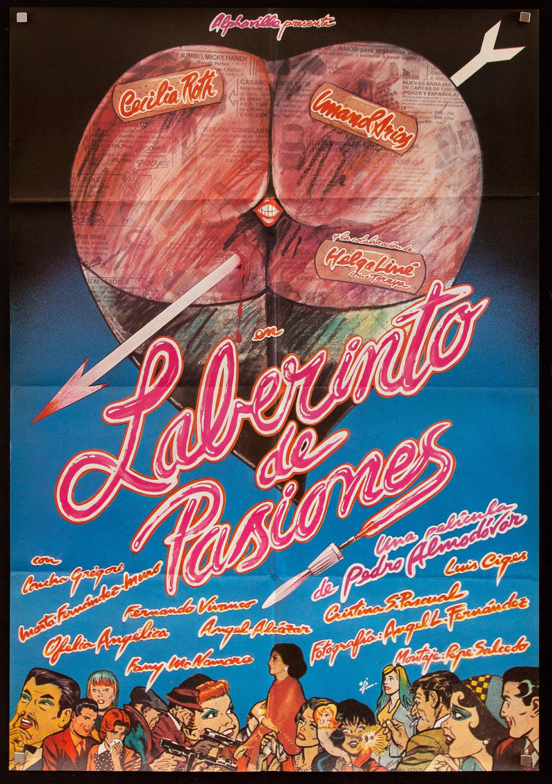Labyrinth of Passion 1 Sheet (27x41) Original Vintage Movie Poster