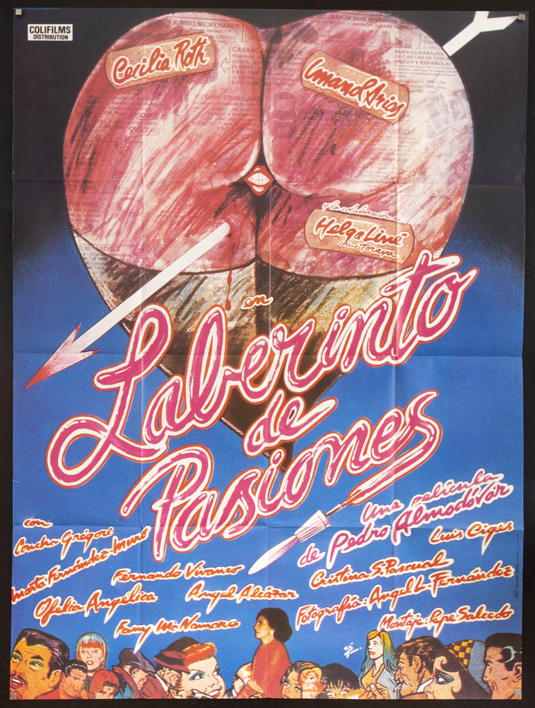 Labyrinth of Passion Original Vintage Movie Poster