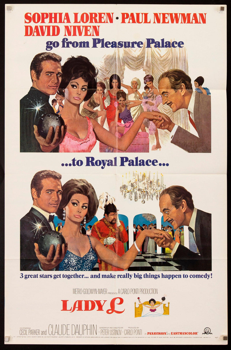 Lady L 1 Sheet (27x41) Original Vintage Movie Poster