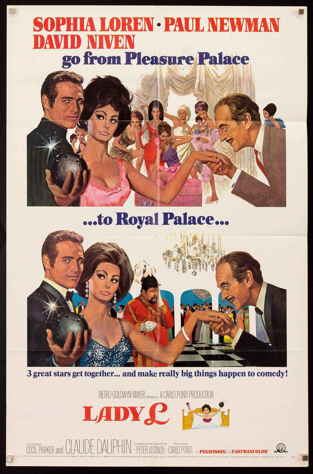 Lady L Original Vintage Movie Poster