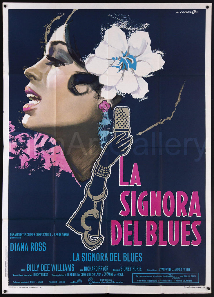 Lady Sings the Blues Original Vintage Movie Poster