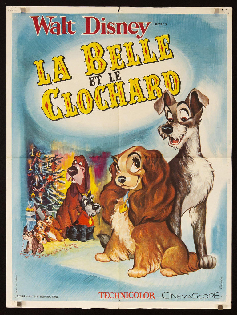 Lady and the Tramp Original Vintage Movie Poster