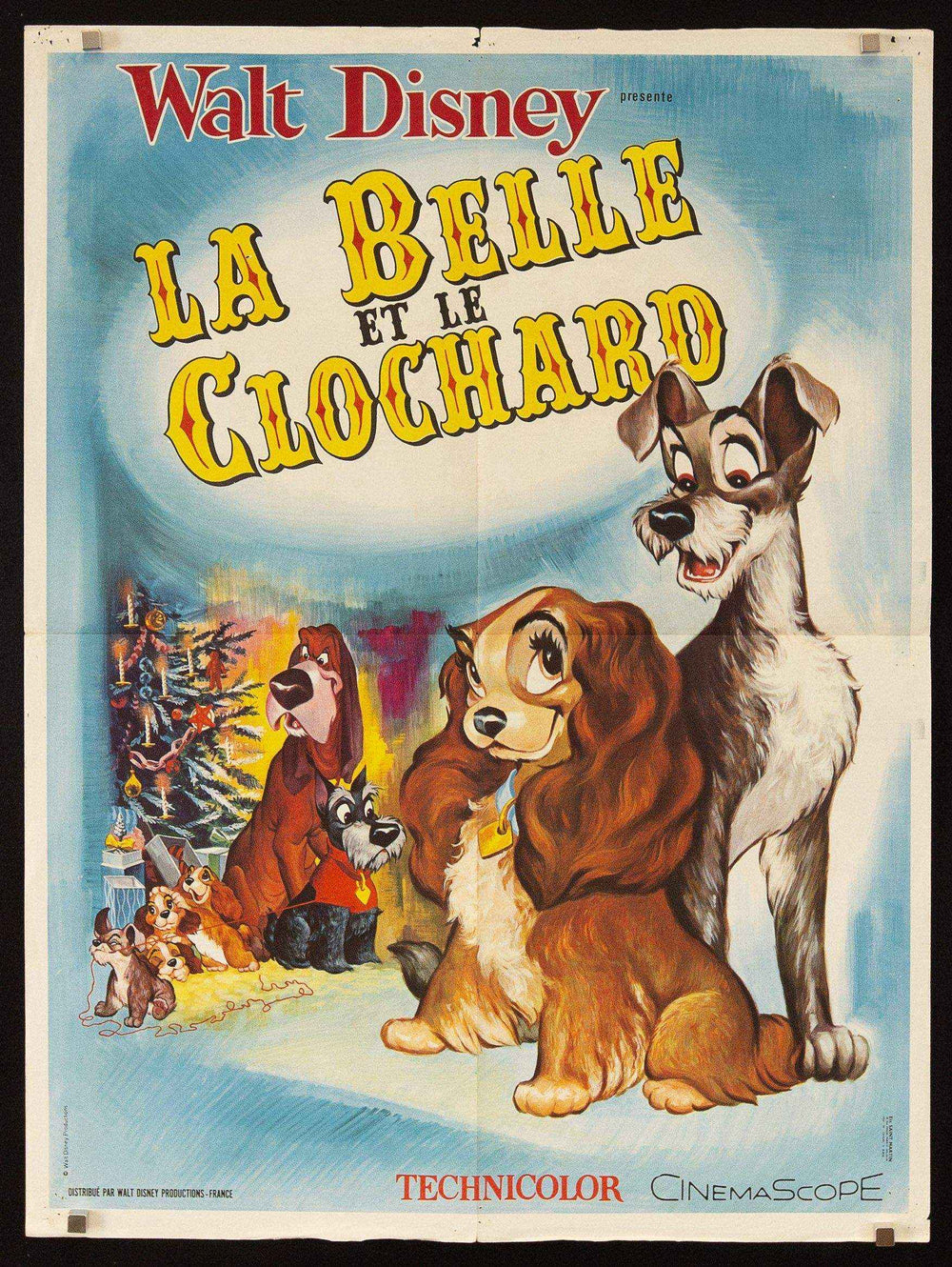Lady and the Tramp Original Vintage Movie Poster