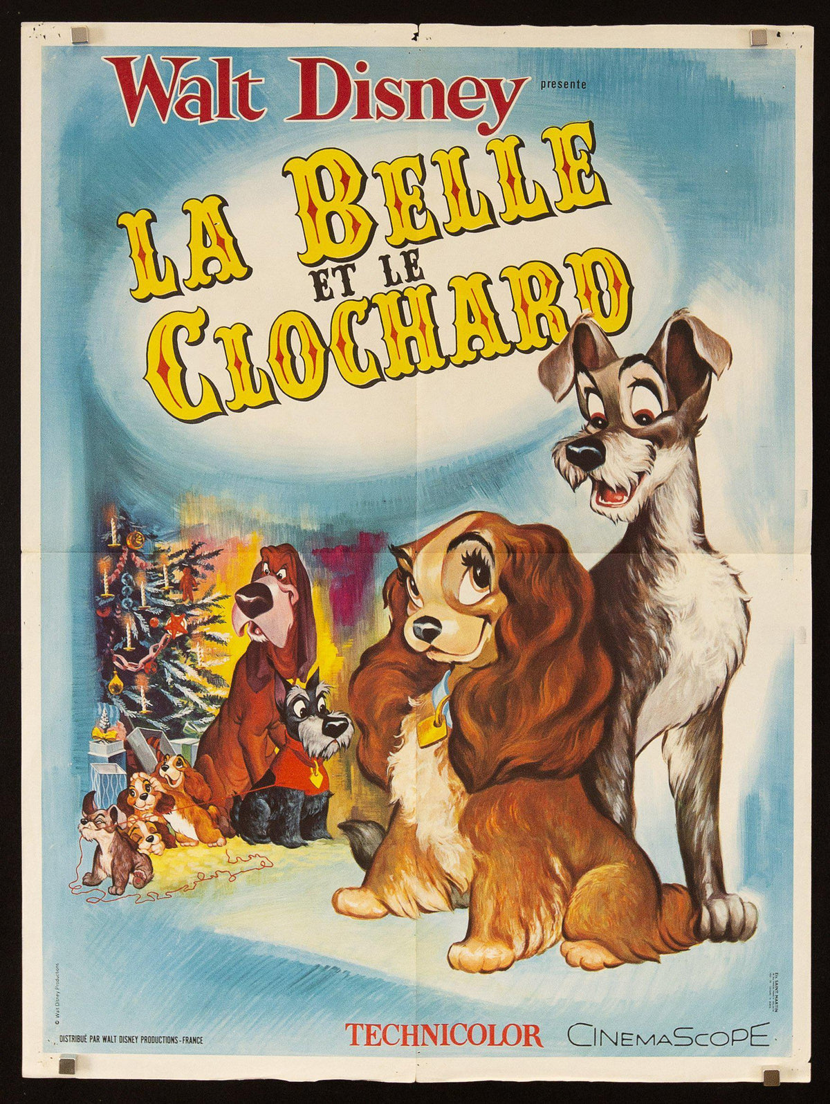 Lady and the Tramp Original Vintage Movie Poster