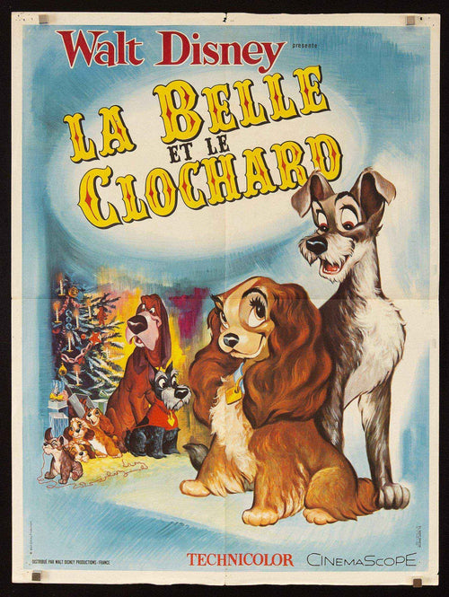 Lady and the Tramp Original Vintage Movie Poster