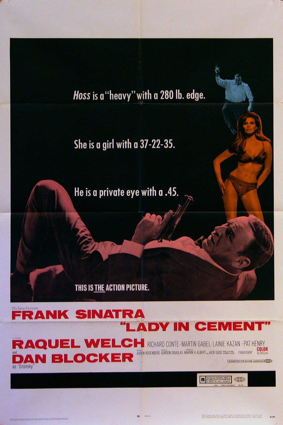 Lady in Cement Original Vintage Movie Poster