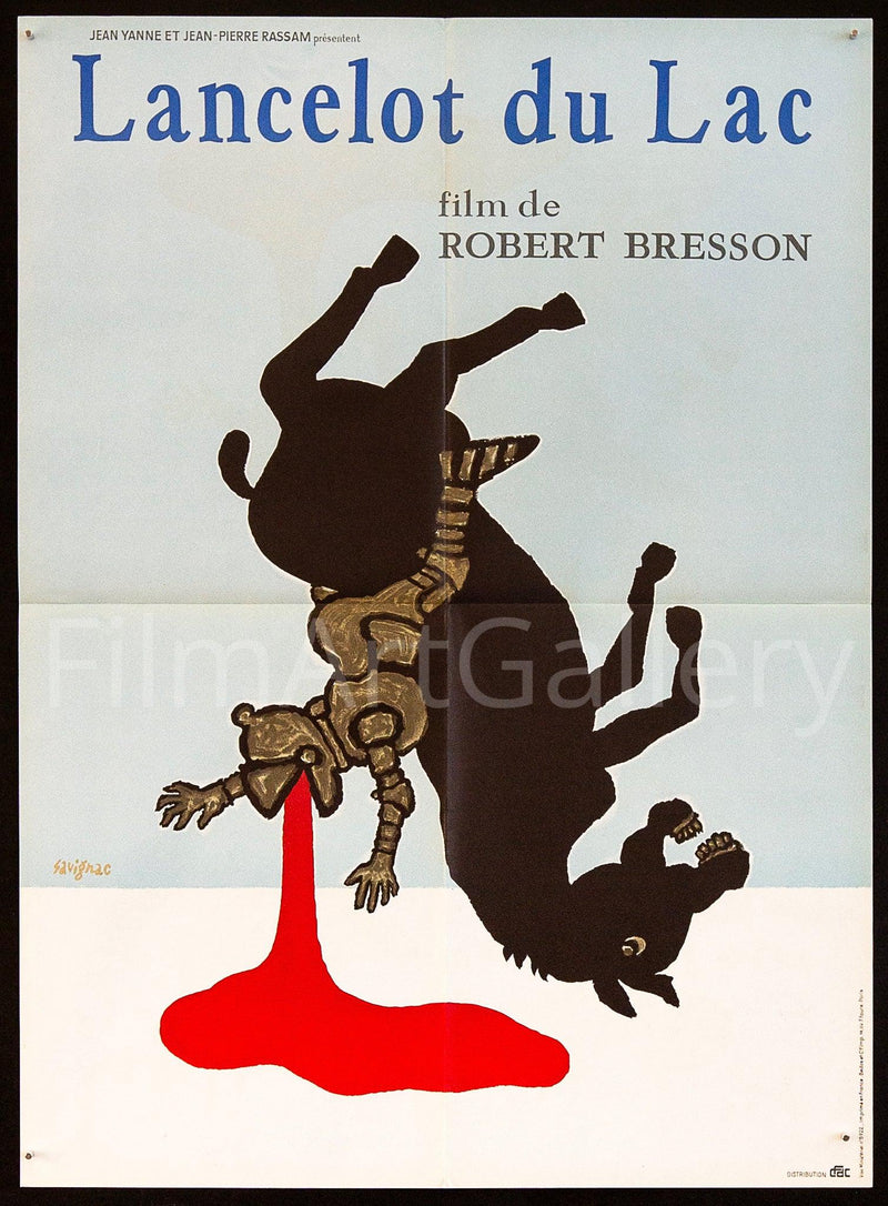 Lancelot du Lac French small (23x32) Original Vintage Movie Poster