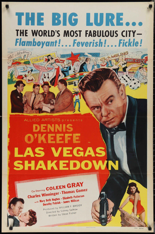 Las Vegas Shakedown Original Vintage Movie Poster
