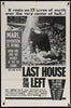 Last House on the Left Original Vintage Movie Poster