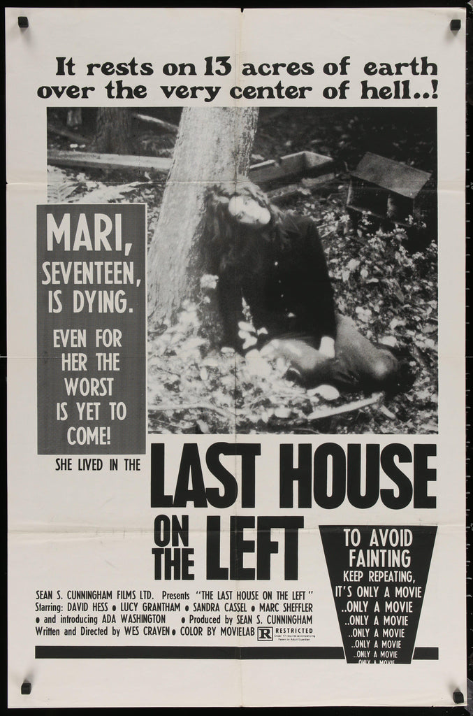 Last House on the Left Original Vintage Movie Poster